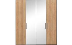 Goossens kledingkast easy storage ddk zwart hoogwaardig meubelplaat - 8190430-02