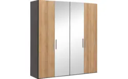 Goossens kledingkast easy storage ddk zwart hoogwaardig meubelplaat - 8190430-02
