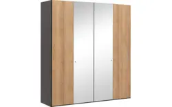 Goossens kledingkast easy storage ddk zwart hoogwaardig meubelplaat - 8190430-04