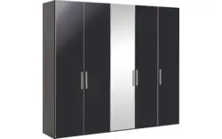 Goossens kledingkast easy storage ddk zwart hoogwaardig meubelplaat - 8190435-02