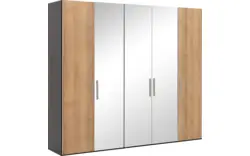 Goossens kledingkast easy storage ddk zwart hoogwaardig meubelplaat - 8190442-02