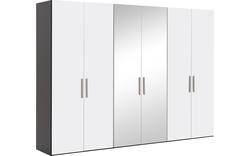 Goossens kledingkast easy storage ddk zwart hoogwaardig meubelplaat - 8190446-02