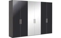 Goossens kledingkast easy storage ddk zwart hoogwaardig meubelplaat - 8190447-04