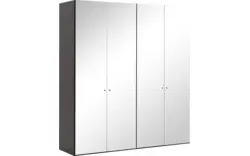 Goossens kledingkast easy storage ddk zwart hoogwaardig meubelplaat - 8190459-04