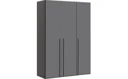 donkergrijs mat glas