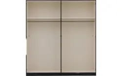 Goossens kledingkast easy storage ddk zwart hoogwaardig meubelplaat - 8190478-04