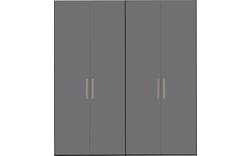 Goossens kledingkast easy storage ddk zwart hoogwaardig meubelplaat - 8190479-02