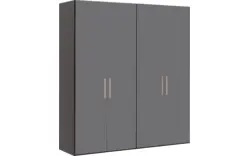 Goossens kledingkast easy storage ddk zwart hoogwaardig meubelplaat - 8190479-02