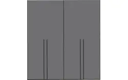 Goossens kledingkast easy storage ddk zwart hoogwaardig meubelplaat - 8190479-14