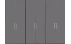 Goossens kledingkast easy storage ddk zwart hoogwaardig meubelplaat - 8190500-02
