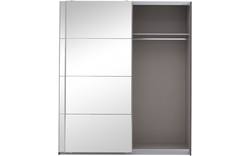 Goossens basic kledingkast miami grijs hoogwaardig meubelplaat - 8190584-03