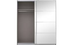 Goossens basic kledingkast miami grijs hoogwaardig meubelplaat - 8190584-02