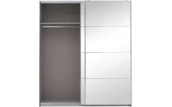 Goossens basic kledingkast miami grijs hoogwaardig meubelplaat - 8190584-02