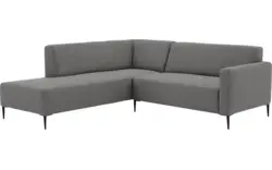 Goossens hoekbank key west grijs stof - 8190585-367-01-gespiegeld