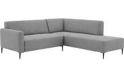 Goossens hoekbank key west grijs stof - 8190586-361-02