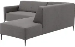 Goossens hoekbank key west grijs stof - 8190586-367-01