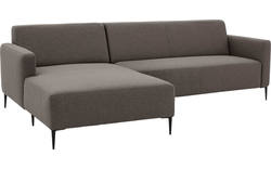Goossens loungebank key west bruin stof - 8190589-370-02