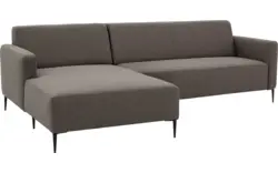 Goossens loungebank key west bruin stof - 8190589-370-01