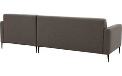 Goossens loungebank key west bruin stof - 8190589-370-01-gespiegeld