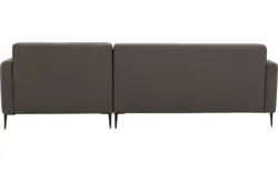 Goossens loungebank key west bruin stof - 8190589-370-01-gespiegeld