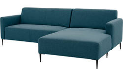 Goossens loungebank key west blauw stof - 8190590-56-02-gespiegeld