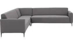 Goossens hoekbank key west grijs stof - 8190591-367-01