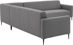 Goossens hoekbank key west grijs stof - 8190591-367-01