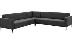 Goossens hoekbank key west grijs stof - 8190592-368-01