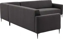 Goossens hoekbank key west grijs stof - 8190592-368-01