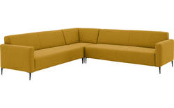 Goossens hoekbank key west geel stof - 8190591-372-02