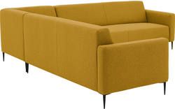Goossens hoekbank key west geel stof - 8190591-372-01