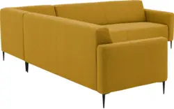 Goossens hoekbank key west geel stof - 8190591-372-01