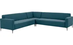 Goossens hoekbank key west blauw stof - 8190591-56-01