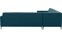 Goossens hoekbank key west blauw stof - 8190591-56-01