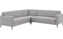 Goossens hoekbank key west grijs stof - 8190592-361-02