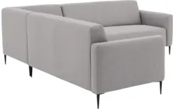 Goossens hoekbank key west grijs stof - 8190592-361-01