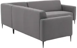 Goossens hoekbank key west grijs stof - 8190592-367-01