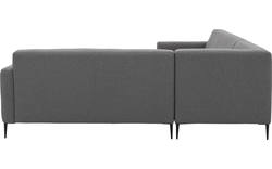 Goossens hoekbank key west grijs stof - 8190592-367-01