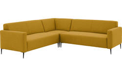 Goossens hoekbank key west geel stof - 8190592-372-02