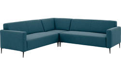 Goossens hoekbank key west blauw stof - 8190592-56-02