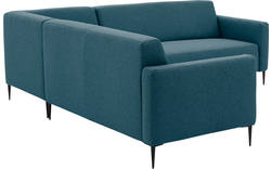 Goossens hoekbank key west blauw stof - 8190592-56-01