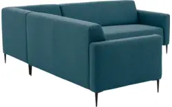 Goossens hoekbank key west blauw stof - 8190592-56-01