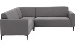 Goossens hoekbank key west grijs stof - 8190593-367-01