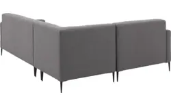 Goossens hoekbank key west grijs stof - 8190593-367-01