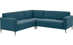 Goossens hoekbank key west blauw stof - 8190593-56-02