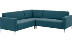 Goossens hoekbank key west blauw stof - 8190593-56-01