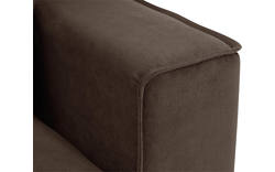 Goossens hoekbank jonas grijs stof - 8190594-1458-01-gespiegeld