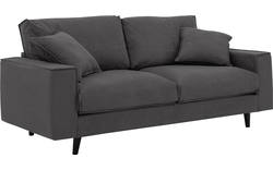 Goossens zitbank jonas grijs stof - 8190596-1456-02
