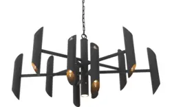 Goossens excellent hanglamp liando zwart metaal - 8190637-02