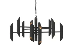 Goossens excellent hanglamp liando zwart metaal - 8190637-02